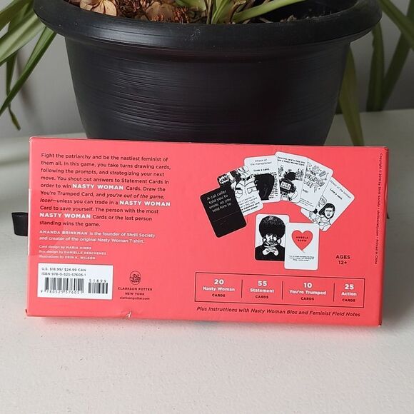 Brand New Shrill Society The Nasty Woman Game: A Card Game For Every Feminist - Picture 7 of 10